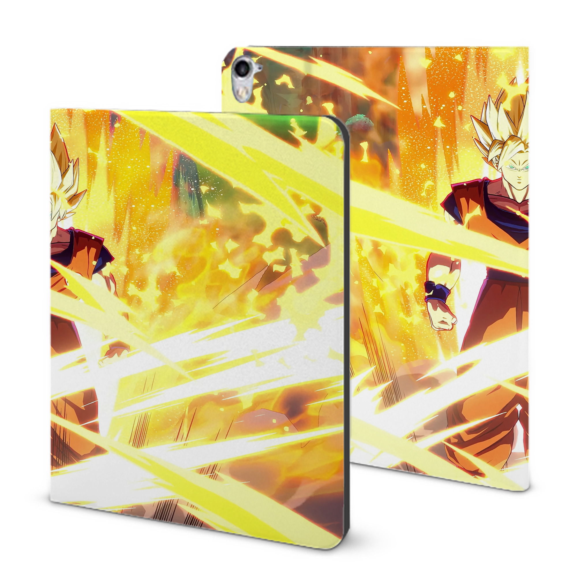 （画像用） ドラゴンボール DRAGON BALL IPad ケース ブック型 PUレザー TPU 耐衝撃 軽量 薄型 ペン収納なし 全面保護 IPad 各モデル対応